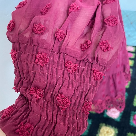 LULUS Lust or Love Wine Red Embroidered Lace Long Sleeve Mini Dress - Picture 10 of 15